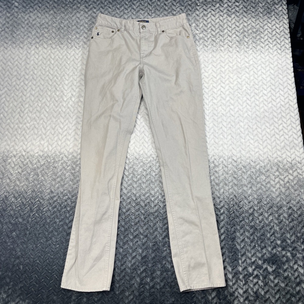 Polo Ralph Lauren Jeans Womens 18 FITS 28x31" Authentic‎ Dungarees 5-Pocket
